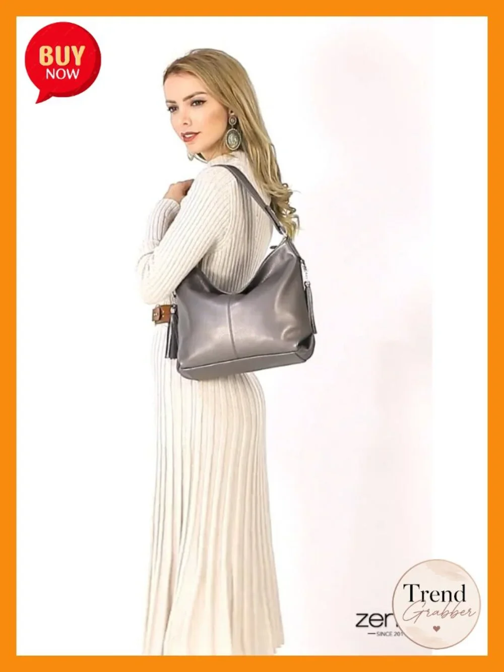 Genuine Leather Tassel Women's Handbag Hobo Shoulder Tote Messenger Satchel